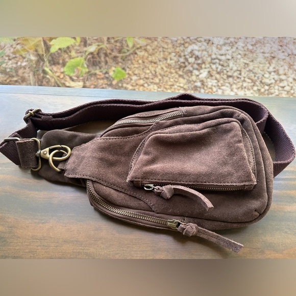 Free People Hudson Sling Bag- chocolate brown🔥 - Picture 7 of 14